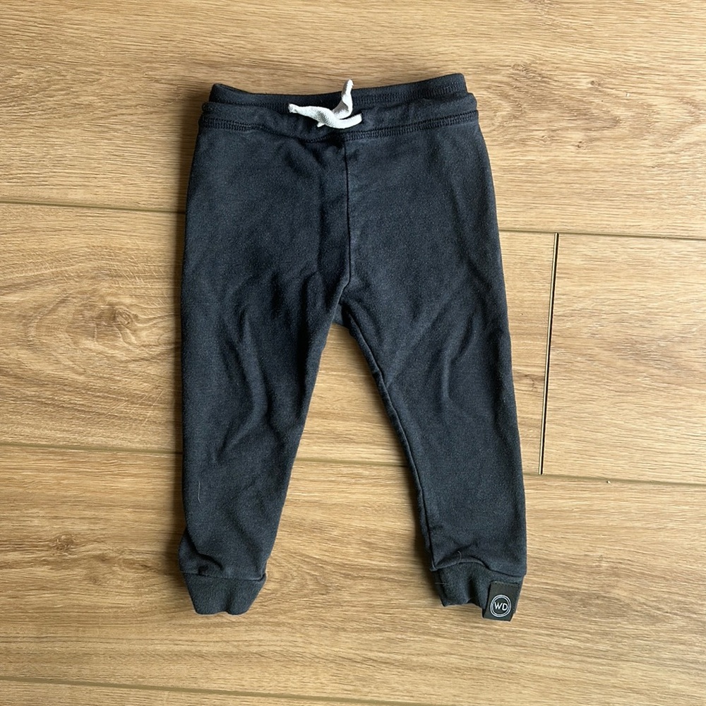 wooly doodle bamboo slim joggers Navy